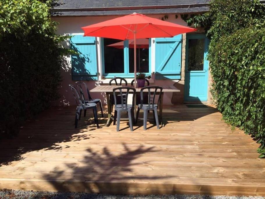 Meuble Sur L'Ile De Tascon A 300 M De La Plage Saint-Armel Exterior foto